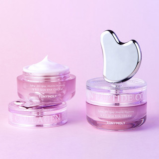 現地購入新品未使用品！TONYMOLY COLLAGEN PEPTIDE セット Buy TONYMOLY - Collagen Peptide V Fit Gua Sha Cream Refill